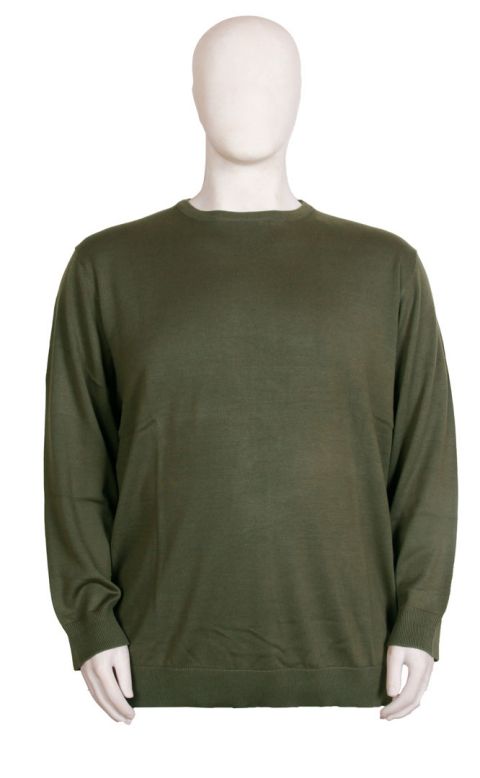 M.I.N.E - Strik pullover - Army billede 1